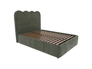Miley Leo Gas Lift Bed Tribute Dark Jade Queen by James Lane, a Beds & Bed Frames for sale on Style Sourcebook