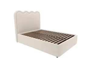 Miley Leo Gas Lift Bed View Cream Queen by James Lane, a Beds & Bed Frames for sale on Style Sourcebook