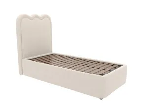 Miley Leo Gas Lift Bed View Cream Single by James Lane, a Beds & Bed Frames for sale on Style Sourcebook