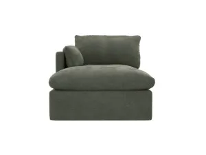 Willow Apt Tribute Dark Jade Left Arm Facing Chaise Sofa Module by James Lane, a Sofas for sale on Style Sourcebook