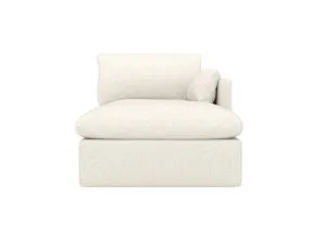 Willow Apt Boucle Ivory Right Arm Facing Chaise Sofa Module by James Lane, a Sofas for sale on Style Sourcebook