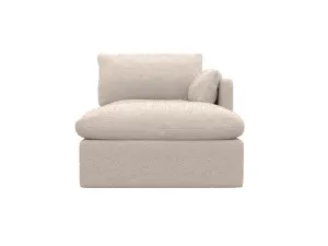Willow Apt Boucle Pumice Right Arm Facing Chaise Sofa Module by James Lane, a Sofas for sale on Style Sourcebook