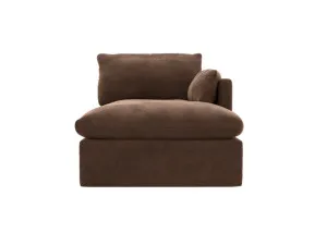 Willow Apt Muse Chocolate Right Arm Facing Chaise Sofa Module by James Lane, a Sofas for sale on Style Sourcebook