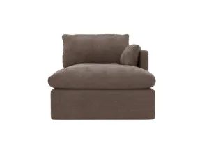 Willow Apt Muse Mink Right Arm Facing Chaise Sofa Module by James Lane, a Sofas for sale on Style Sourcebook