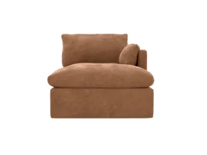 Willow Apt Tribute Chestnut Right Arm Facing Chaise Sofa Module by James Lane, a Sofas for sale on Style Sourcebook