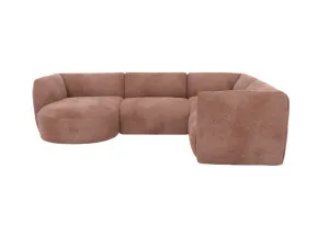 Dillon Muse Dusk 4 Seater Corner Modular With Round Chaise by James Lane, a Sofas for sale on Style Sourcebook