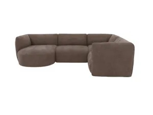 Dillon Muse Mink 4 Seater Corner Modular With Round Chaise by James Lane, a Sofas for sale on Style Sourcebook