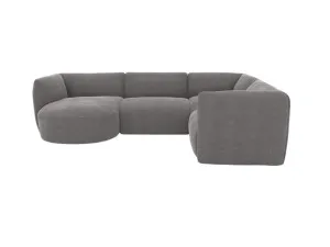 Dillon Tribute Storm 4 Seater Corner Modular With Round Chaise by James Lane, a Sofas for sale on Style Sourcebook