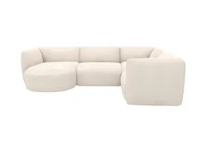Dillon View Cream 4 Seater Corner Modular With Round Chaise by James Lane, a Sofas for sale on Style Sourcebook