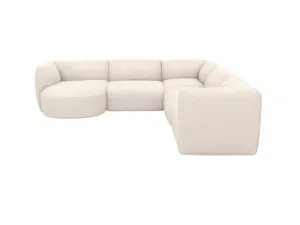 Dillon Kent Bisque 5 Seater Corner Modular With Round Chaise by James Lane, a Sofas for sale on Style Sourcebook
