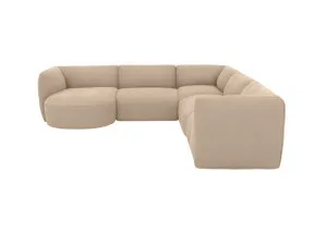 Dillon Muse Driftwood 5 Seater Corner Modular With Round Chaise by James Lane, a Sofas for sale on Style Sourcebook
