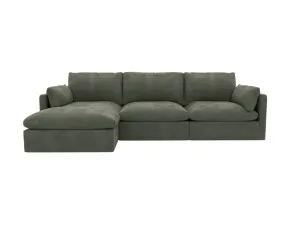Willow Apt Tribute Dark Jade 3 Seater Chaise Sofa by James Lane, a Sofas for sale on Style Sourcebook