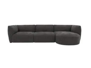 Dillon California Charcoal Chaise Sofa Right Facing - 3 Seater by James Lane, a Sofas for sale on Style Sourcebook