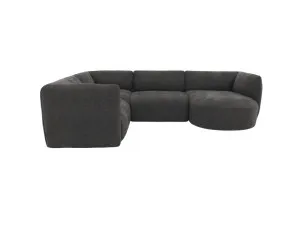 Dillon California Charcoal Corner Modular Sofa with Chaise RAF - 4 Seater by James Lane, a Sofas for sale on Style Sourcebook
