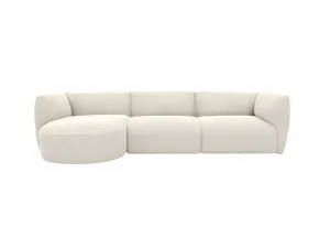 Dillon California Ivory Round Chaise Sofa - 3 Seater by James Lane, a Sofas for sale on Style Sourcebook