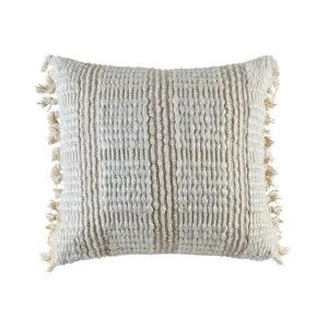 Boston Natural Cushion 50 cm x 50 cm by Kas Australia, a Cushions, Decorative Pillows for sale on Style Sourcebook