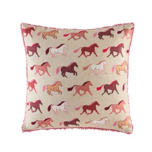 Caballo Natural Cushion 50 cm x 50 cm by Kas Australia, a Cushions, Decorative Pillows for sale on Style Sourcebook