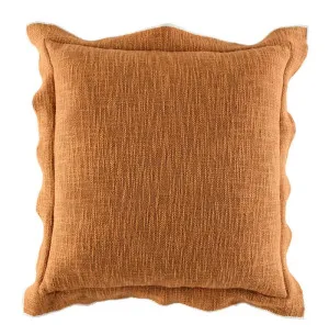 Dalton Ochre Cushion 50 cm x 50 cm by Kas Australia, a Cushions, Decorative Pillows for sale on Style Sourcebook