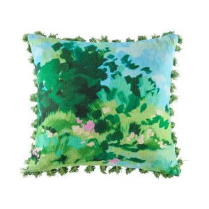 Darlington Green Cushion 50 cm x 50 cm by Kas Australia, a Cushions, Decorative Pillows for sale on Style Sourcebook