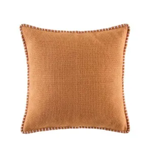 Elio Toffee Cushion 50 cm x 50 cm by Kas Australia, a Cushions, Decorative Pillows for sale on Style Sourcebook
