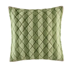 Jester Olive Cushion 50 cm x 50 cm by Kas Australia, a Cushions, Decorative Pillows for sale on Style Sourcebook