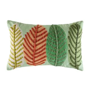 Rico Green Cushion 40 cm x 60 cm by Kas Australia, a Cushions, Decorative Pillows for sale on Style Sourcebook