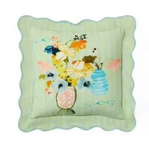Verona Multi Cushion 50 cm x 50 cm by Kas Australia, a Cushions, Decorative Pillows for sale on Style Sourcebook