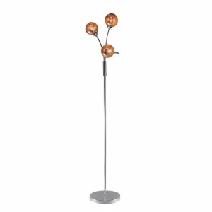 Candice Floor Lamp Silver by Lexi Lighting, a Lighting for sale on Style Sourcebook