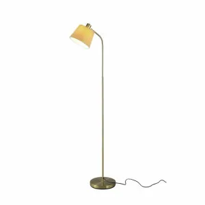 Ruston Floor Lamp Gold by Lexi Lighting, a Lighting for sale on Style Sourcebook