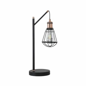 Zehra Table Lamp Black by Lexi Lighting, a Lighting for sale on Style Sourcebook