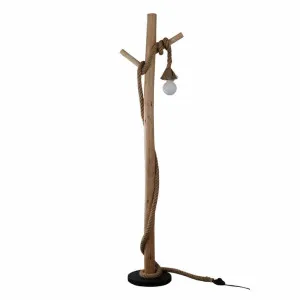 Lea Floor Lamp Natural Black by Lexi Lighting, a Lighting for sale on Style Sourcebook