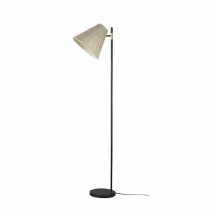 Yvette Floor Lamp Natural Black by Lexi Lighting, a Lighting for sale on Style Sourcebook