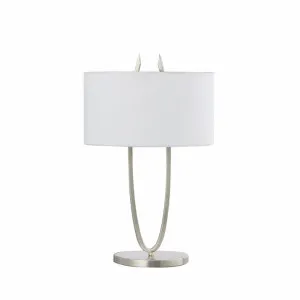 Denise Table Lamp Satin Chrome by Lexi Lighting, a Lighting for sale on Style Sourcebook