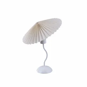 Piairie Table Lamp White by Lexi Lighting, a Lighting for sale on Style Sourcebook
