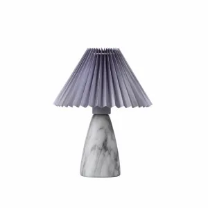Navia Table Lamp Grey by Lexi Lighting, a Lighting for sale on Style Sourcebook