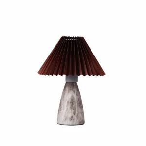 Navia Table Lamp Brown by Lexi Lighting, a Lighting for sale on Style Sourcebook