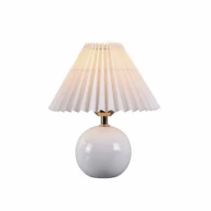 Orbelle Table Lamp White by Lexi Lighting, a Lighting for sale on Style Sourcebook