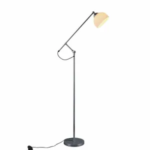 Noemi Floor Lamp Silver by Lexi Lighting, a Lighting for sale on Style Sourcebook