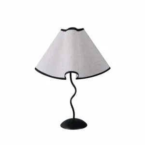 Wyatt Table Lamp Linen by Lexi Lighting, a Lighting for sale on Style Sourcebook