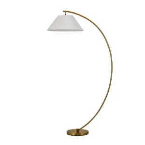 Remi Floor Lamp Brass by Lexi Lighting, a Lighting for sale on Style Sourcebook
