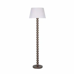 Pearl Floor Lamp Toffee by Lexi Lighting, a Lighting for sale on Style Sourcebook