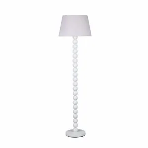 Pearl Floor Lamp Whisper White by Lexi Lighting, a Lighting for sale on Style Sourcebook