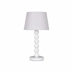 Pearl Table Lamp Whisper White by Lexi Lighting, a Lighting for sale on Style Sourcebook