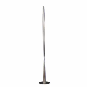 Enhalus Floor Lamp Brushed Chrome by Lexi Lighting, a Lighting for sale on Style Sourcebook