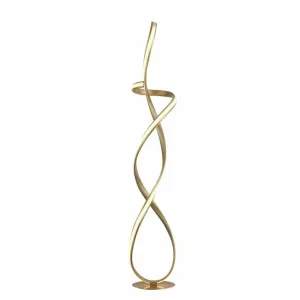 Ainhoa Floor Lamp Gold by Lexi Lighting, a Lighting for sale on Style Sourcebook