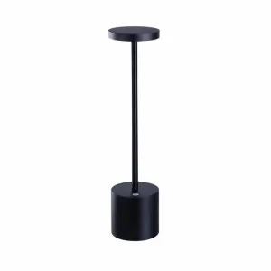 LED Portable Bar Table Lamp Black by Lexi Lighting, a Lighting for sale on Style Sourcebook
