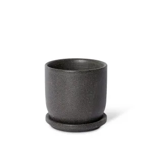 Allegra Pot w. Saucer Black by Elme Living, a Plant Holders for sale on Style Sourcebook