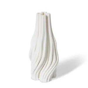 Roxy Vase White by Elme Living, a Vases & Jars for sale on Style Sourcebook