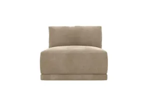 Haven Muse Soft Brown 1 Seater Armless Sofa Module by James Lane, a Sofas for sale on Style Sourcebook