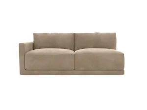 Haven Muse Soft Brown 3 Seater Left Arm Facing Sofa Module by James Lane, a Sofas for sale on Style Sourcebook